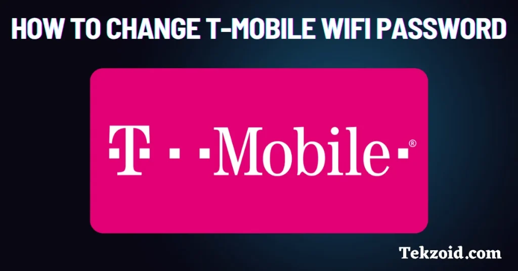 How to Change T-Mobile WiFi Password