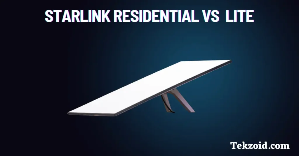 Starlink Residential vs Residential Lite