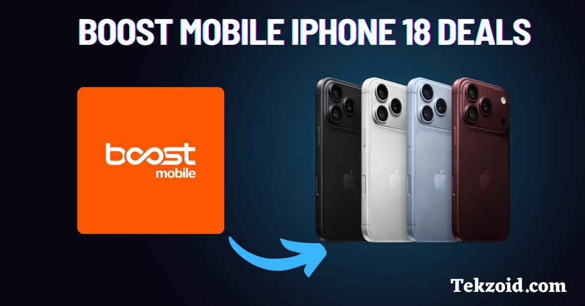 Boost Mobile iPhone 18 Deals